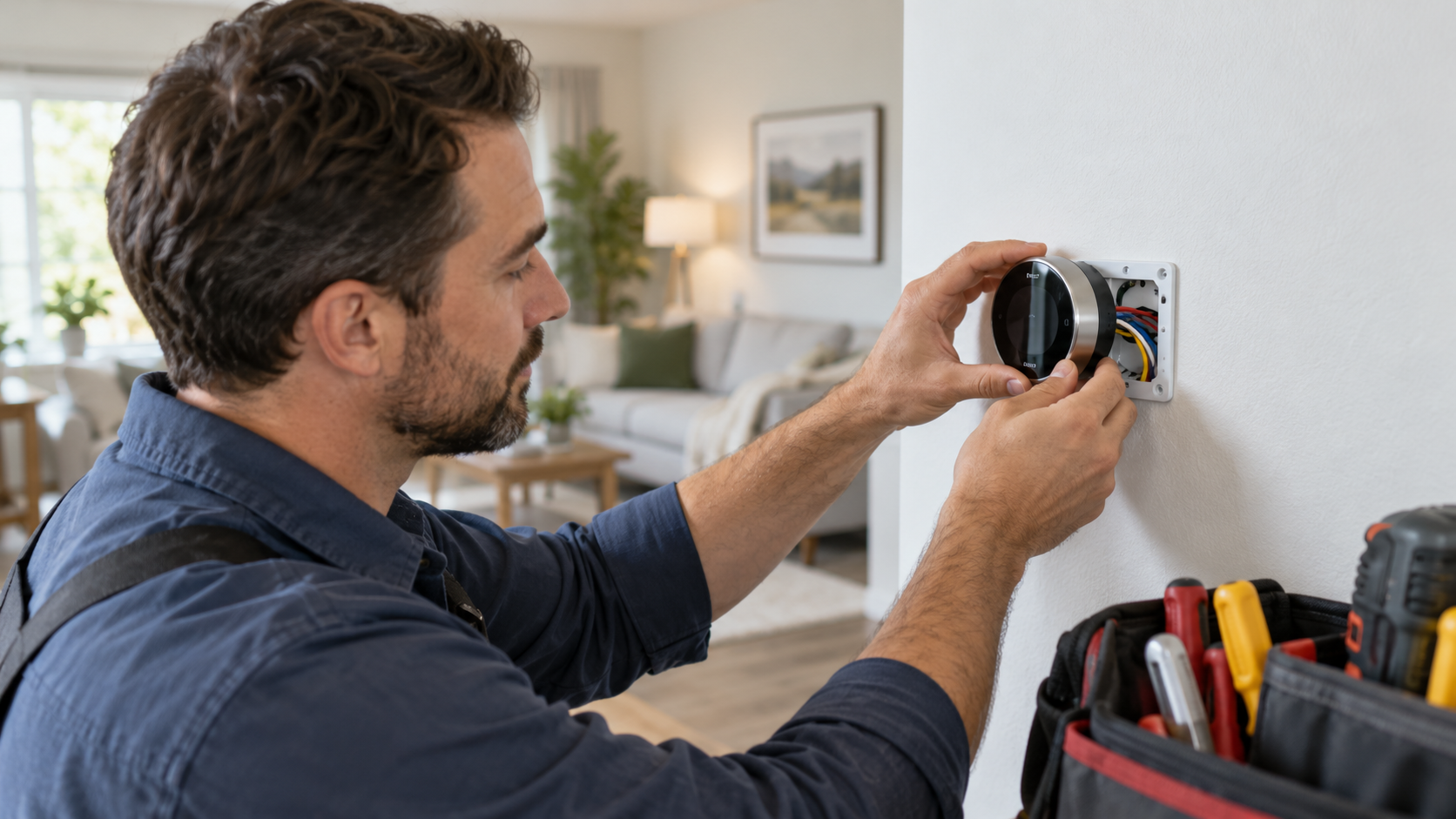 how to install a thermostat